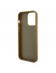 Guess iPhone 15 Pro Max Case Cover Square Disco Script Metal Gold