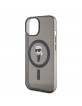 Karl Lagerfeld iPhone 15 Hülle Case MagSafe IML Ikonik Schwarz