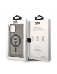 Karl Lagerfeld iPhone 15 Hülle Case MagSafe IML Ikonik Schwarz