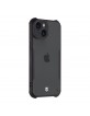 Tactical iPhone 15 Hülle Case Quantum Stealth Clear Schwarz