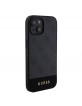 Guess iPhone 15 Case 4G Stripe MagSafe Black