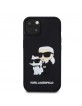 Karl Lagerfeld iPhone 13 Case Karl Choupette 3D Silicone Black