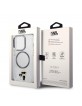 Karl Lagerfeld iPhone 15 Pro MagSafe Case Karl Choupette Clear
