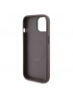 Guess iPhone 15 Case 4G Stripe MagSafe Brown