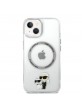 Karl Lagerfeld iPhone 15 Hülle Case Karl and Choupette MagSafe Transparent