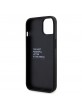 BMW iPhone 15 Case Grip Stand Tricolor Line M Black