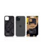 Tactical iPhone 15 Plus Case Camo Troop MIL STD Black