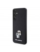 Karl Lagerfeld Samsung S24+ Plus Case Metal Karl + Choupette Black