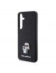 Karl Lagerfeld Samsung S24+ Plus Case Metal Karl + Choupette Black