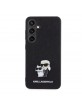 Karl Lagerfeld Samsung S24 Case Metal Karl + Choupette Black