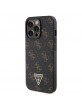 Guess iPhone 13 Pro Case 4G Metal Triangle Logo Black