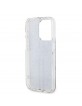 Guess iPhone 15 Pro Max Hülle Case IML 4G Stripe Braun