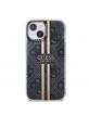 Guess iPhone 15 Case IML 4G Stripe Black