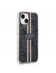 Guess iPhone 15 Case IML 4G Stripe Black