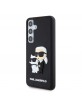 Karl Lagerfeld Samsung S24 Case Karl Choupette 3D Silicone Black