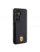 Ferrari Samsung S24 Hülle Case Cover Carbon Bottom Schwarz