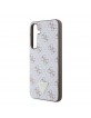 Guess Samsung S24+ Plus Case 4G Metal Triangle Logo White