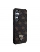 Guess Samsung S24+ Plus Hülle Case 4G Metal Triangle Logo Schwarz