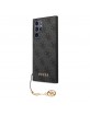 Guess Samsung S24 Ultra Hülle Case Charms 4G Grau