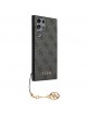 Guess Samsung S24 Ultra Hülle Case Charms 4G Grau