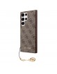 Guess Samsung S24 Ultra Case Charms 4G Brown