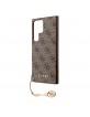 Guess Samsung S24 Ultra Case Charms 4G Brown