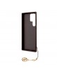 Guess Samsung S24 Ultra Hülle Case Charms 4G Braun