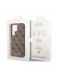 Guess Samsung S24 Ultra Hülle Case Charms 4G Braun