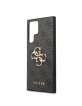 Guess Samsung S24 Ultra Hülle Case Cover Big 4G Metal Logo Schwarz