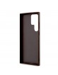 Guess Samsung S24 Ultra Case 4G Cover Stripe Brown