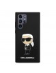 Karl Lagerfeld Samsung S24 Ultra Case Silicone Ikonik Black