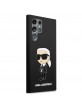 Karl Lagerfeld Samsung S24 Ultra Hülle Case Silicone Ikonik Schwarz