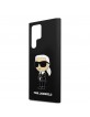 Karl Lagerfeld Samsung S24 Ultra Case Silicone Ikonik Black