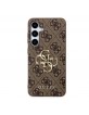 Guess Samsung S24+ Plus Hülle Case Cover Big 4G Metal Logo Braun