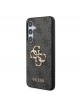 Guess Samsung S24+ Plus Hülle Case Cover Big 4G Metal Logo Schwarz