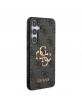 Guess Samsung S24+ Plus Hülle Case Cover Big 4G Metal Logo Schwarz