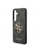 Guess Samsung S24+ Plus Hülle Case Cover Big 4G Metal Logo Schwarz