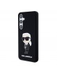 Karl Lagerfeld Samsung S24+ Plus Hülle Case Silicone Ikonik Schwarz