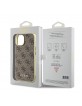 Guess iPhone 15 Case Charms 4G + Pendant Brown