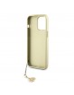 Guess iPhone 15 Pro Max Hülle Case Charms 4G + Anhänger Braun