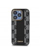 DKNY iPhone 15 Pro Case MagSafe Checkered Pattern Black