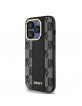 DKNY iPhone 15 Pro Case MagSafe Checkered Pattern Black