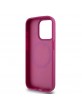 DKNY iPhone 15 Pro Hülle Case Magsafe Pattern Stack Logo Pink