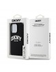 DKNY iPhone 15 Pro Hülle Case Silikon Arch Logo MagSafe Schwarz