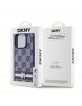 DKNY iPhone 15 Pro Hülle Case Metal Gold Logo Blau