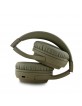 DKNY Bluetooth Headphones Leather Arch Logo Green