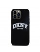 DKNY iPhone 14 Pro Case Silicone Arch Logo MagSafe Black