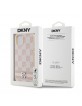 DKNY iPhone 14 Hülle Case Metal Gold Logo Rosa Pink
