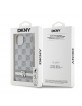 DKNY iPhone 15 Hülle Case Metal Gold Logo Beige