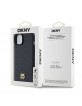 DKNY iPhone 13 Case Magsafe Pattern Stack Logo Black